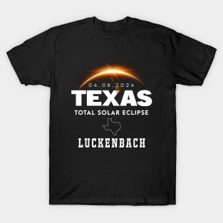 Luckenbach Texas 2024 Total Solar Eclipse T-Shirt